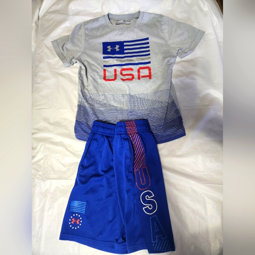 UNDER ARMOUR boys USA outfit